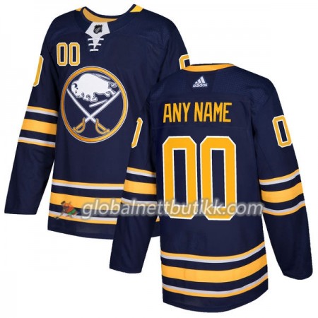 Buffalo Sabres Hockeydrakt Custom 2017-2018 Blå Adidas Authentic - Herre